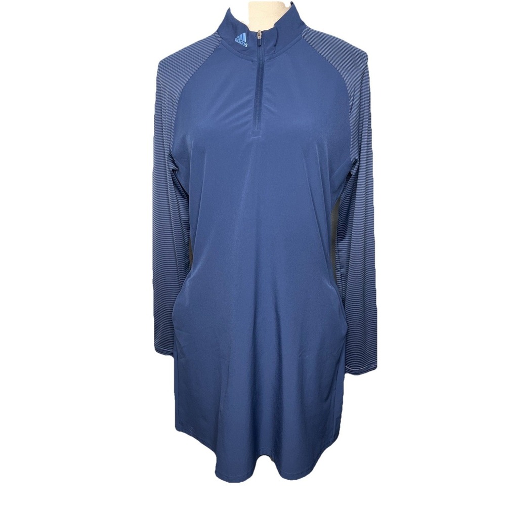 Adidas Sport Golf Tennis Long Sleeve Athletic Dress Women's M Pickleball